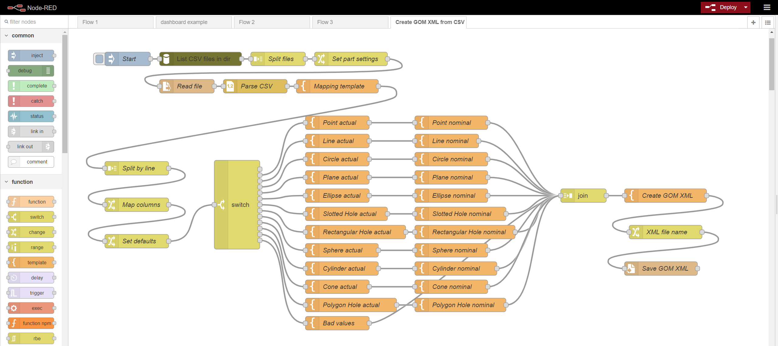 Create GOM Inspect XML from any CSV file